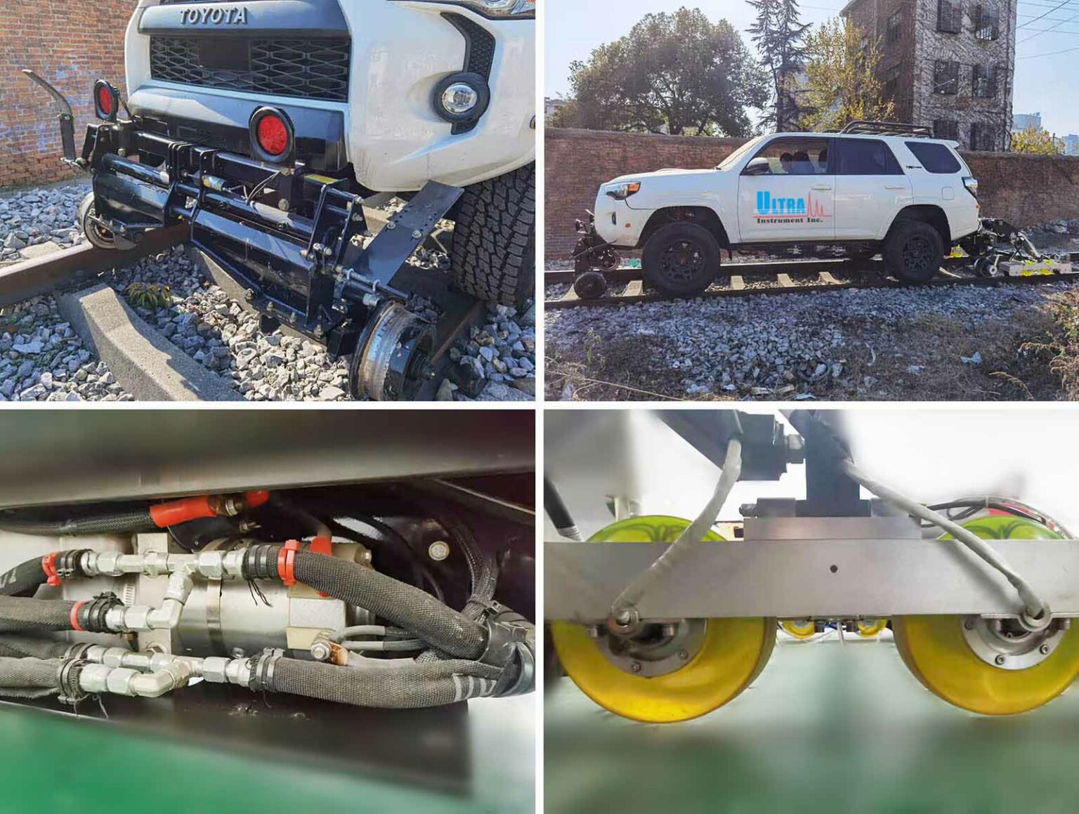 Hirail flaw detection vehicle GT6600 new technology for flaw detection