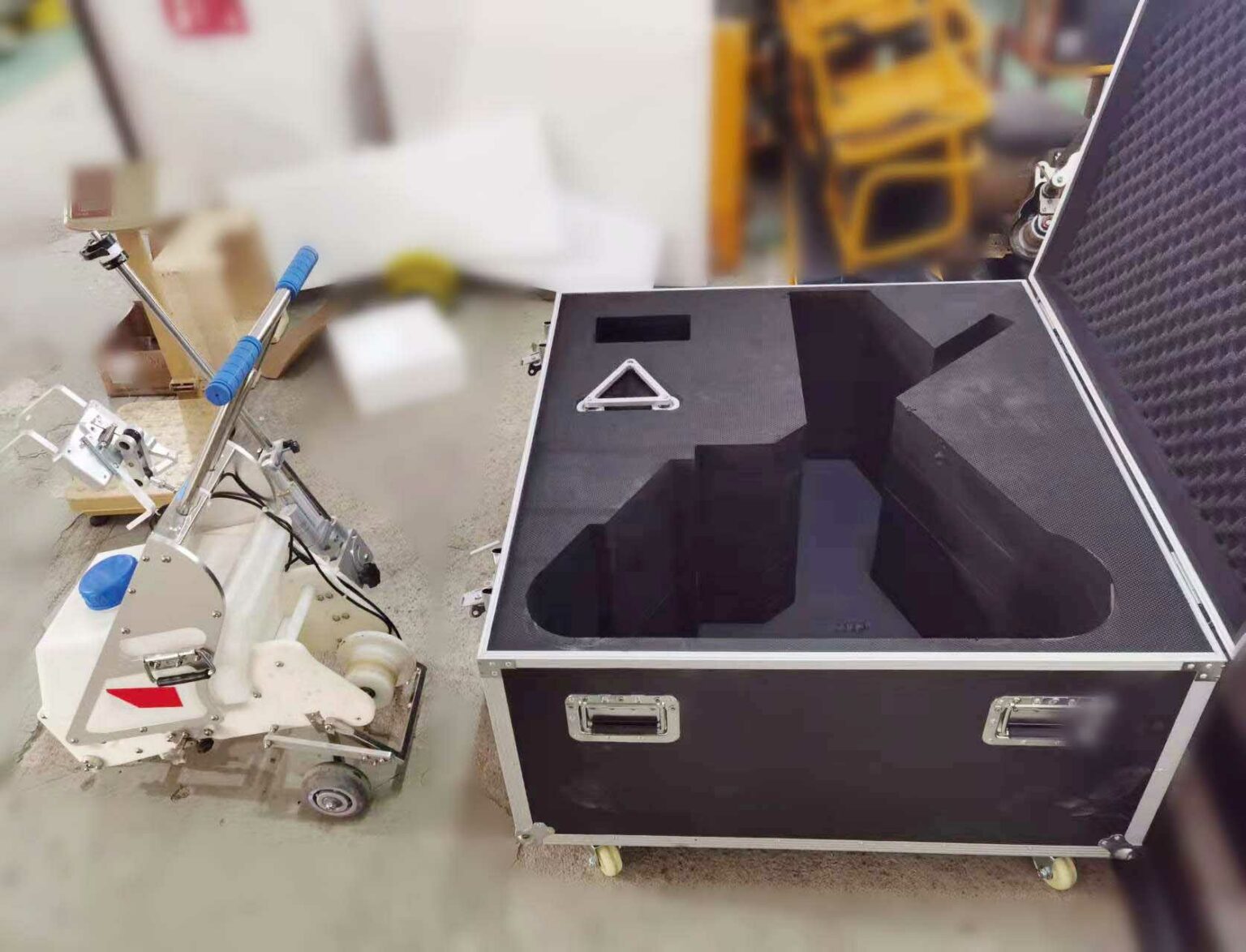 RT10C Rail Flaw Detection Hand Push Cart Serve Korea Railway